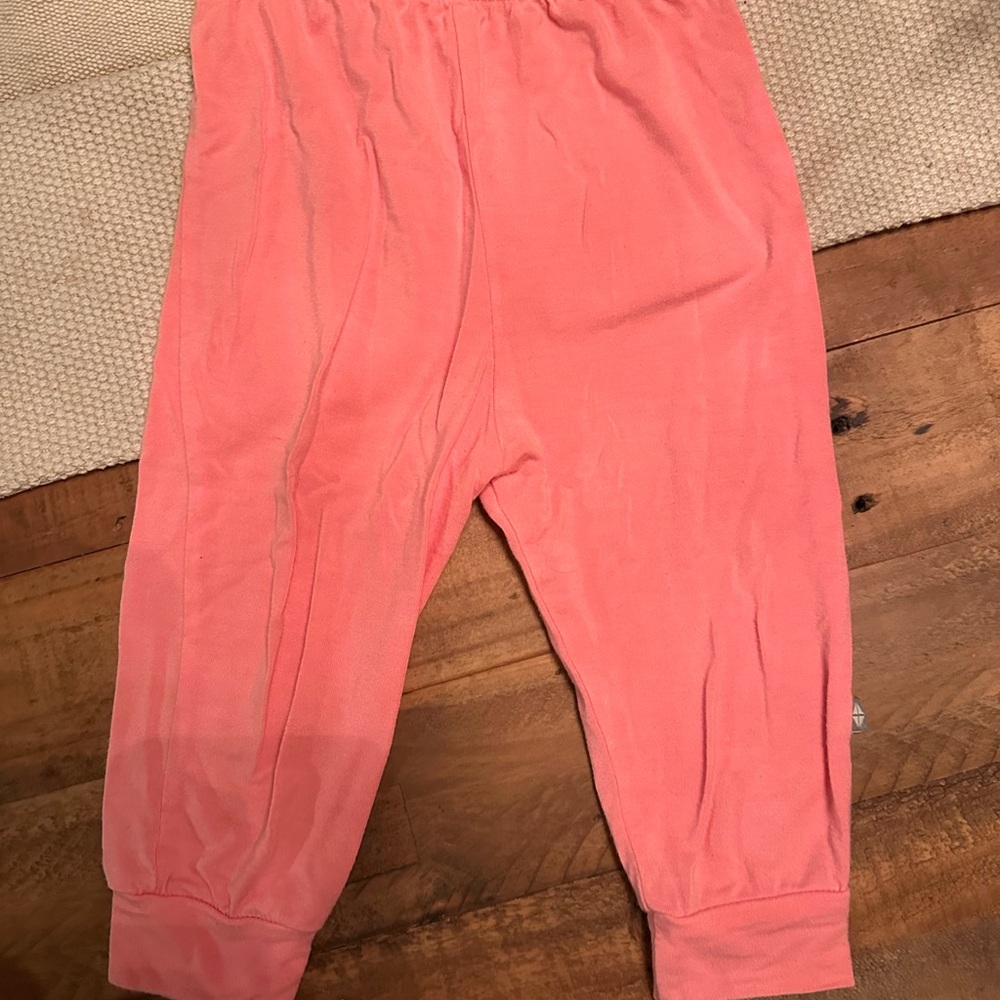 Kyte baby peony pink pants 12-18M. Good condition.